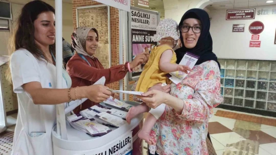 Aydın Devlet Hastanesi'nde Dünya Emzirme Haftası etkinliği