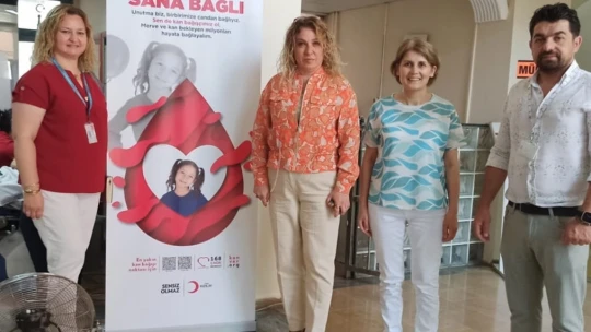 Aydın Devlet Hastanesi'nden Türk Kızılay'ına anlamlı destek