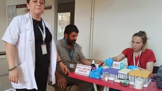 Aydın Devlet Hastanesi'nden Türk Kızılay'ına anlamlı destek