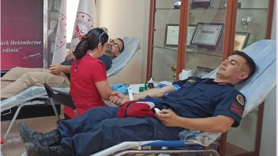 Aydın Devlet Hastanesi'nden Türk Kızılay'ına anlamlı destek