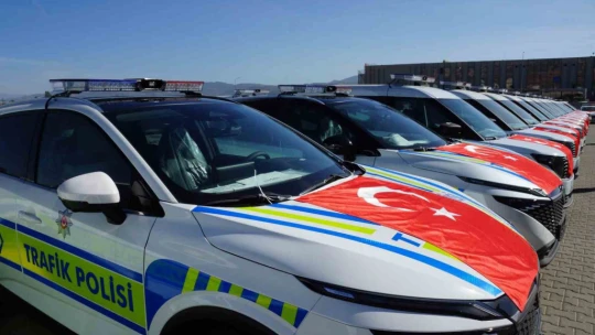 Aydın emniyetine yeni araçları teslim edildi