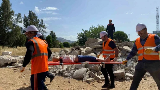Aydın Gençlik ve Spor İl Müdürlüğü personelleri arama-kurtarma eğitimi aldı
