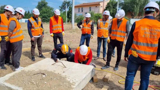 Aydın Gençlik ve Spor İl Müdürlüğü personelleri arama-kurtarma eğitimi aldı