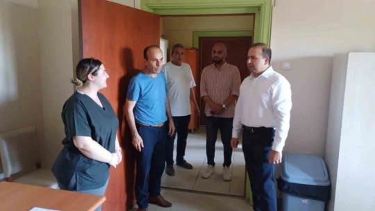 Aydın İl Sağlık Müdürü Şenkul Koçarlı'daki çalışmaları yerinde inceledi