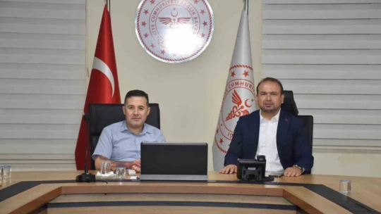 Aydın İl Sağlık Müdürü Şenkul, Vali Yardımcısı Ballı'yı ağırladı
