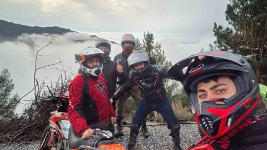 Aydın'ın doğal güzellikleri motokros tutkunlarının rotasına girdi
