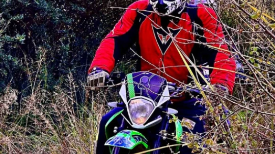 Aydın'ın doğal güzellikleri motokros tutkunlarının rotasına girdi