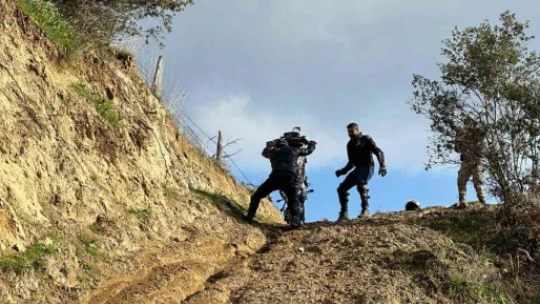 Aydın'ın doğal güzellikleri motokros tutkunlarının rotasına girdi
