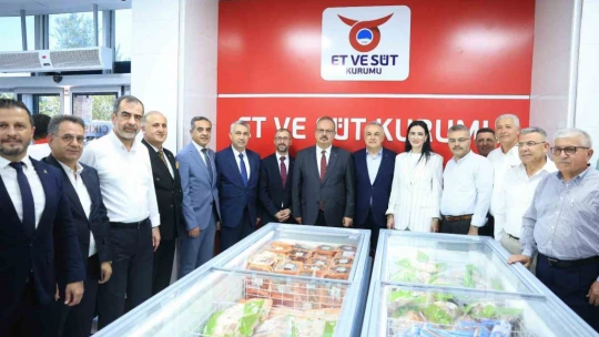 Aydın'ın ilk Et ve Süt Kurumu Mağazası İncirliova'da hizmete girdi