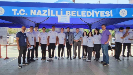 Aydın'ın seçkin liseleri 'Eğitimde Dijitalleşme' sergisini Nazilli'de gerçekleştirdi