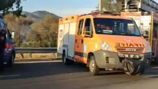 Aydın-İzmir Otoyolu'nda trafik kazası: 1 ölü, 2 yaralı