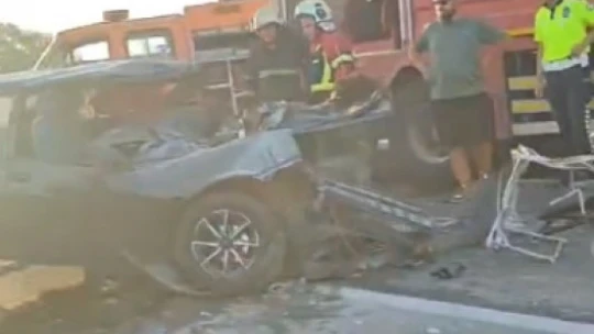 Aydın-İzmir Otoyolu'nda trafik kazası: 1 ölü, 2 yaralı