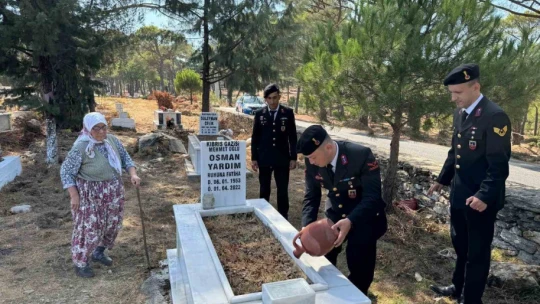 Aydın Jandarma Komutanlığı gazileri unutmadı