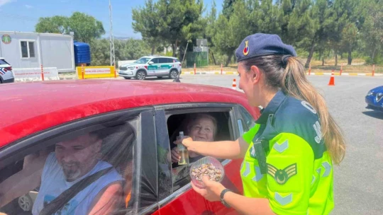 Aydın jandarması bayram trafiğine karşı teyakkuzda