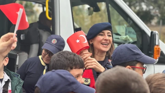 Aydın jandarması minik öğrencileri ağırladı