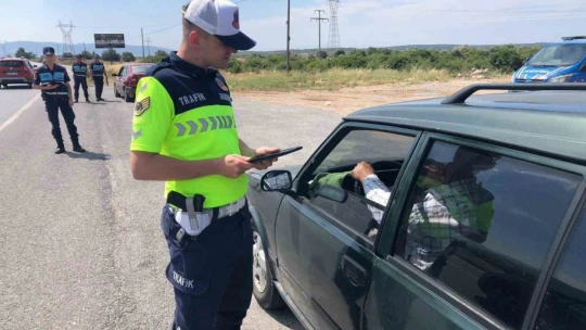 Aydın jandarmasından bayram öncesi trafik bilgilendirmesi