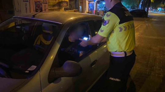 Aydın jandarmasından gece denetimi