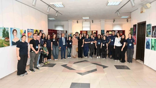 Aydın Lisesi karma resim sergisi açıldı