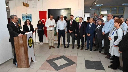 Aydın Lisesi karma resim sergisi açıldı