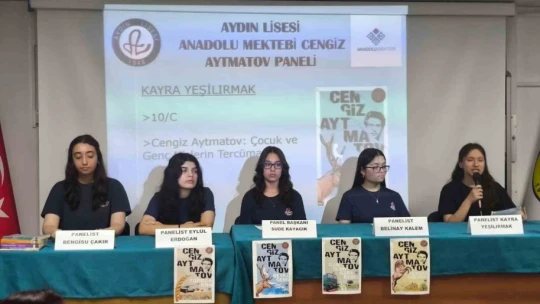 Aydın Lisesi'nde anlamlı panel