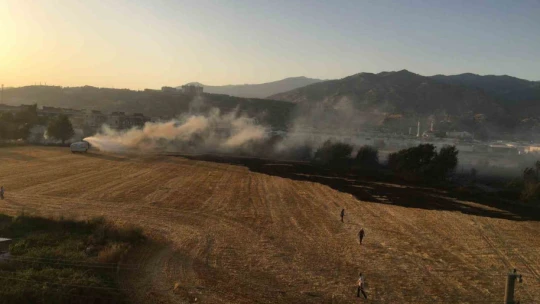 Aydın OSB'deki yangında 2 itfaiye personeli dumandan etkilendi