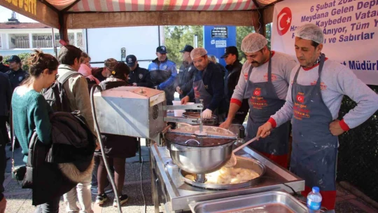 Aydın polisinden lokma hayrı
