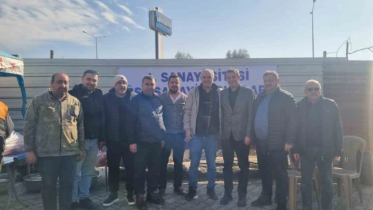 Aydın sanayi esnafı, geleneksel hayır yemeğini gerçekleştirdi