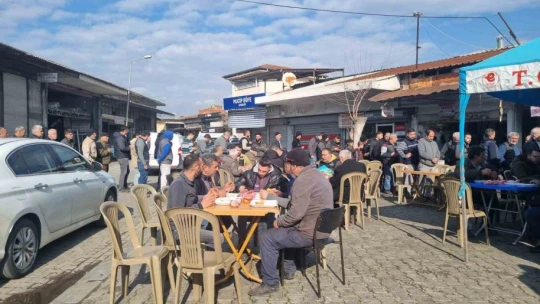 Aydın sanayi esnafı, geleneksel hayır yemeğini gerçekleştirdi