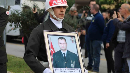 Aydın şehidini uğurladı