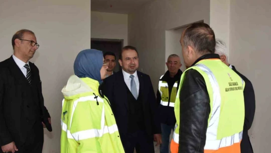 Aydın Şehir Hastanesi'nde inşaat çalışmaları sürüyor