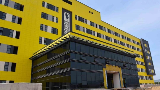 Aydın Şehir Hastanesi'nde inşaat çalışmaları sürüyor