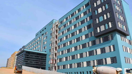 Aydın Şehir Hastanesi'nde inşaat çalışmaları sürüyor