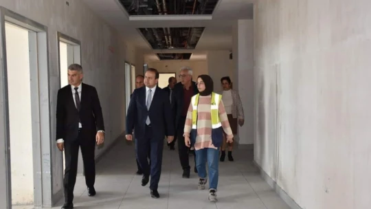 Aydın Şehir Hastanesi'nin inşaatı sürüyor