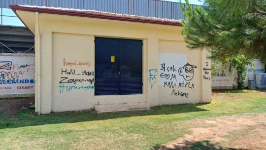 Aydın sokakları karalama duvarına döndü