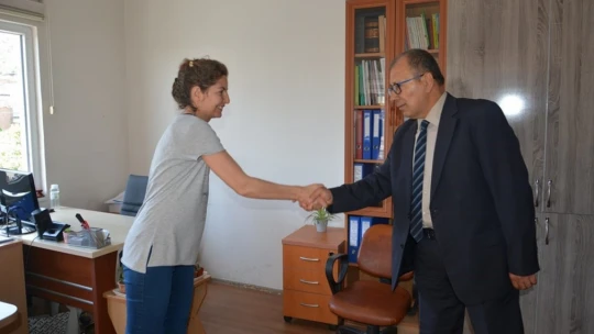Aydın Tarım ve Orman İl Müdürü Altıntaş, Bozdoğan'daki çalışmaları yerinde inceledi