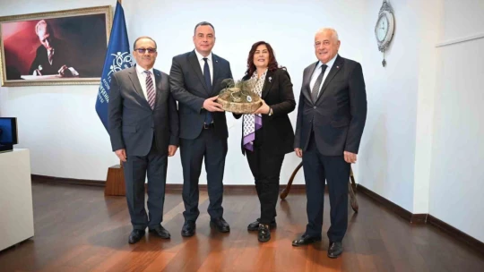 Aydın Ticaret Borsası, Vali Canbolat'ı ve Büyükşehir Belediye Başkanı Çerçioğlu'nu fuara davet etti