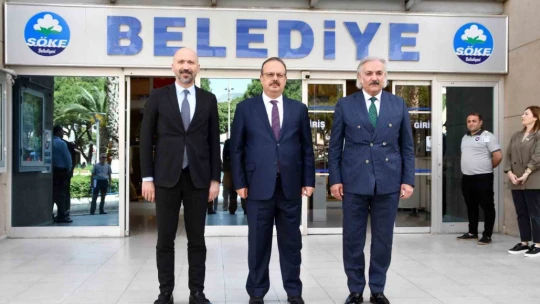 Aydın Valisi Canbolat, Söke Belediye Başkanı Arıkan ile görüştü