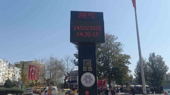 Aydın yaz mevsimine erken girdi
