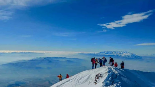 Aydınlı dağcılar, Anadolu'nun Olimpos'una tırmandı