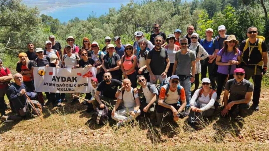 Aydınlı dağcılar, Sakartepe zirvesine çıktı