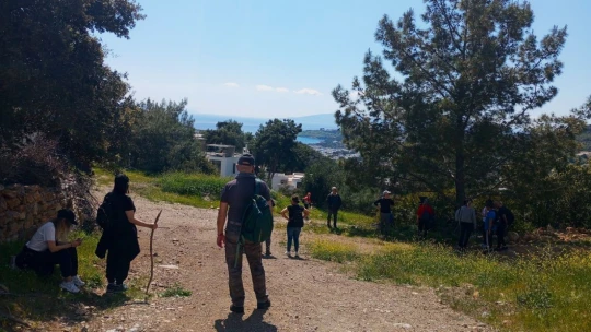Aydınlı doğaseverler, Bodrum'un arka bahçesini gezdi