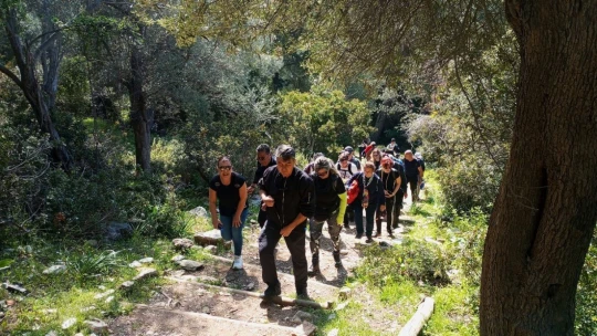 Aydınlı doğaseverler, Bodrum'un arka bahçesini gezdi