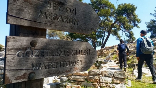 Aydınlı doğaseverler, Bodrum'un arka bahçesini gezdi