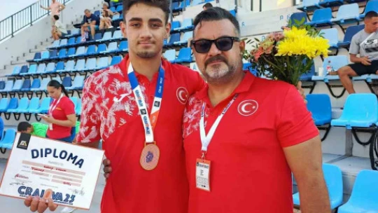 Aydınlı milli sporcu Balkan Şampiyonu oldu