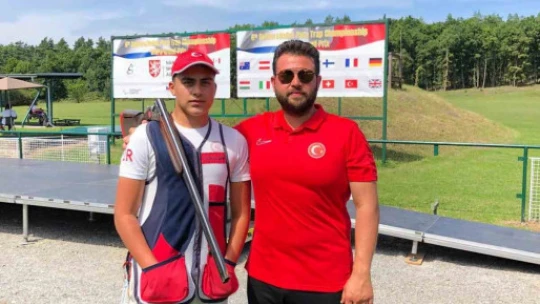 Aydınlı milli sporcu Madran'dan tarihi altın madalya