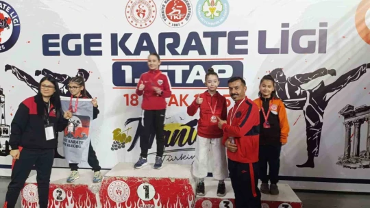 Aydınlı minik sporcudan büyük başarı
