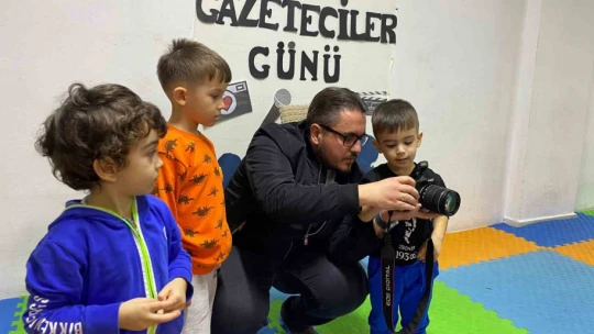 Aydınlı minikler gazeteciliği öğrendi