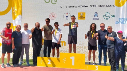 Aydınlı özel sporcular şampiyonada dikkat çekti