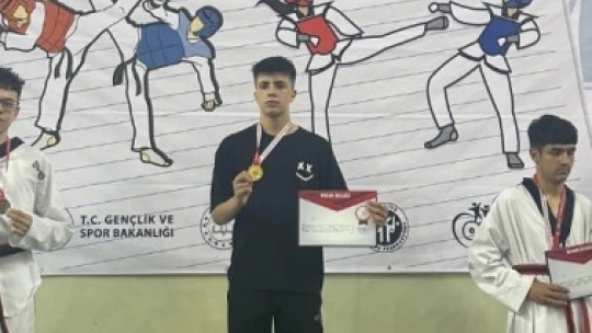 Aydınlı sporcudan Türkiye derecesi