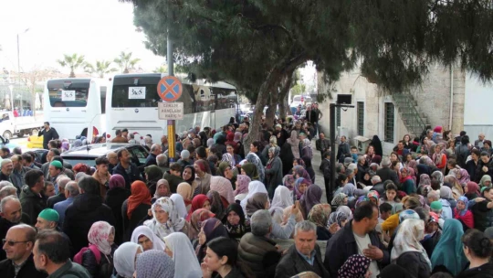 Aydınlı umreciler dualarla uğurlandı